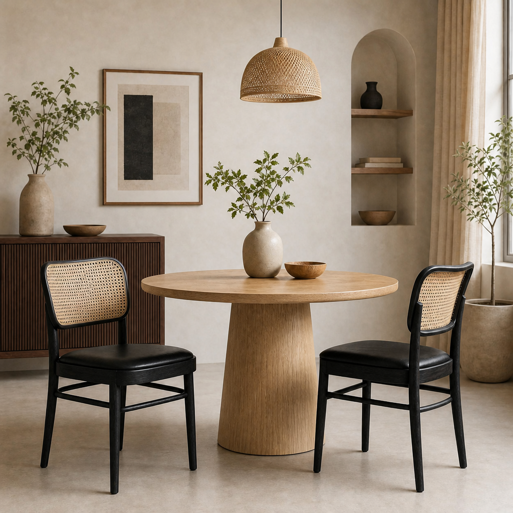 Vienne Upholstered Rattan Chair