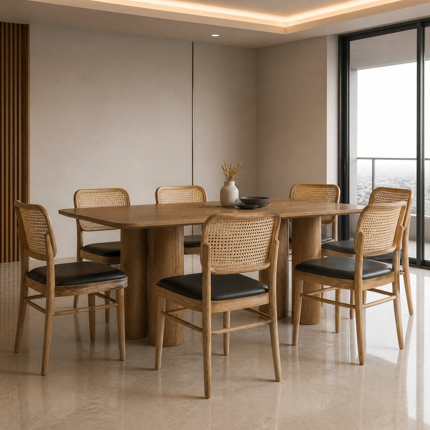 Vienne Upholstered Rattan Chair