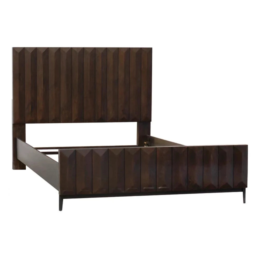 Woodworm-ulta-premium-furniture-lifestyle-Duke-solidwood-Bed-without_storage-walnut-finish-affordable-buy-online-in-India