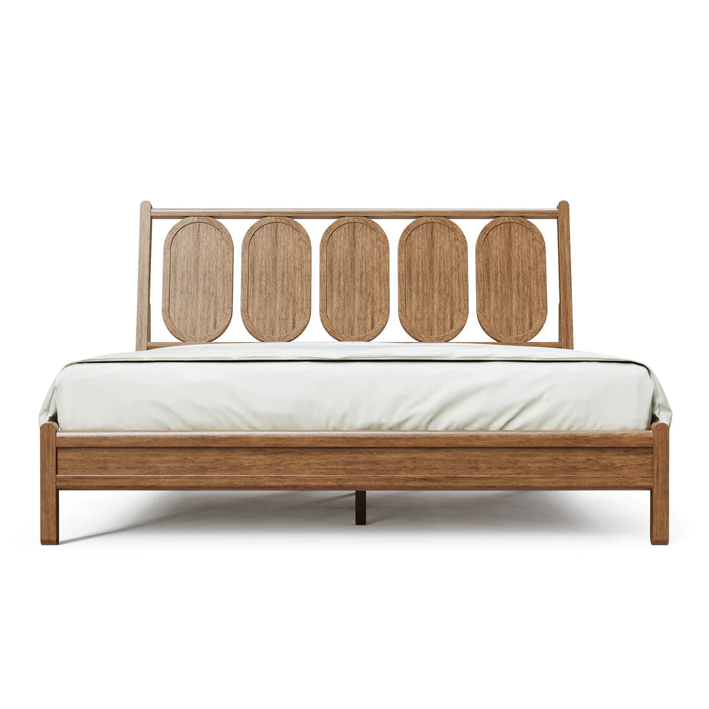 Woodworm-ulta-premium-furniture-lifestyle-Tulip-solidwood-Bed-without storage-Honey-finish-affordable-buy-online-in-India