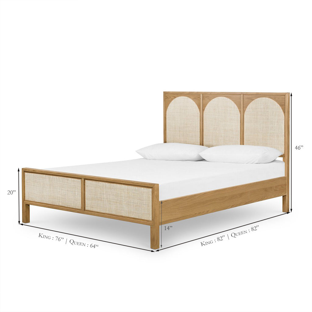 Hawamahal Rattan Bed
