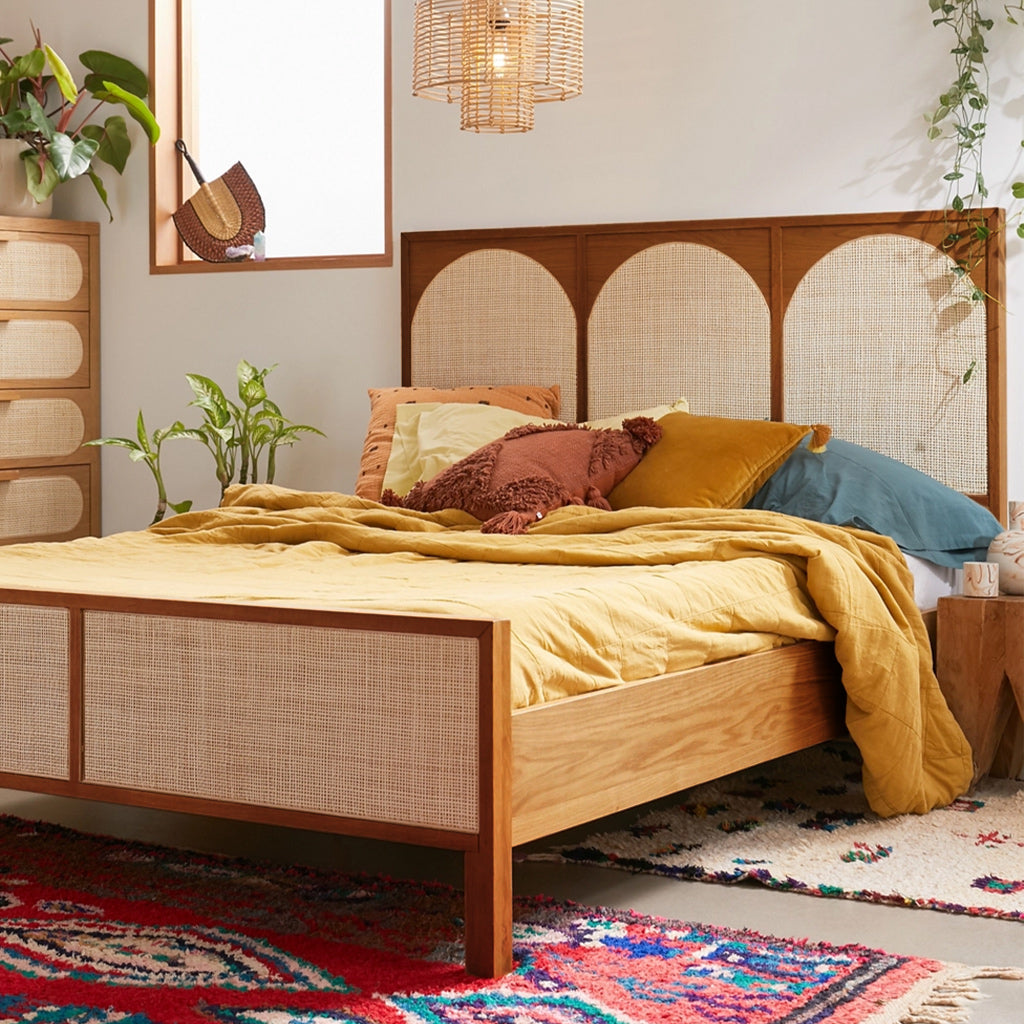 Hawamahal Rattan Bed