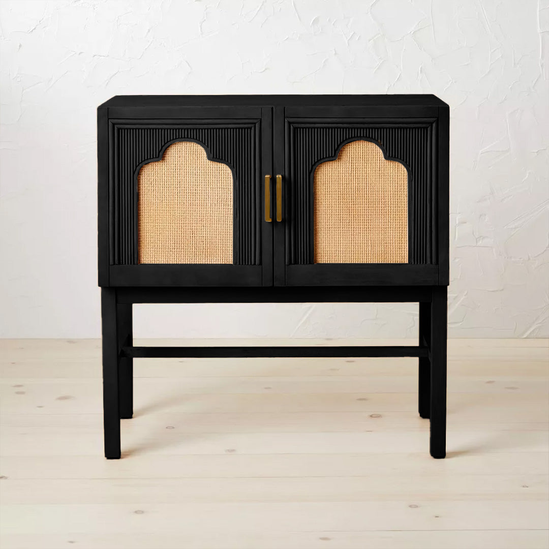 Amer Cane Console Table