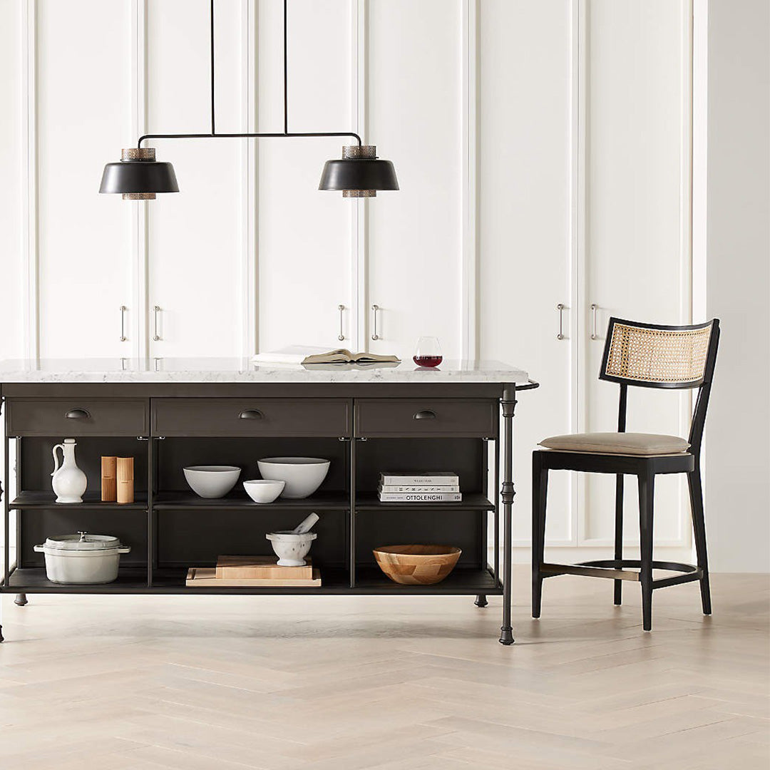 Libby Cane Bar Counter Chair