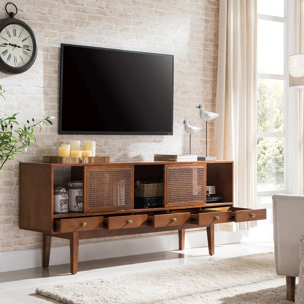 Mewar Cane TV Cabinet