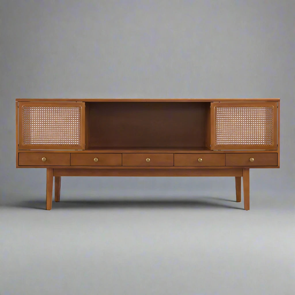 Mewar Cane TV Cabinet