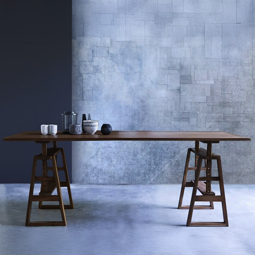 Trestle Solid Wood Table