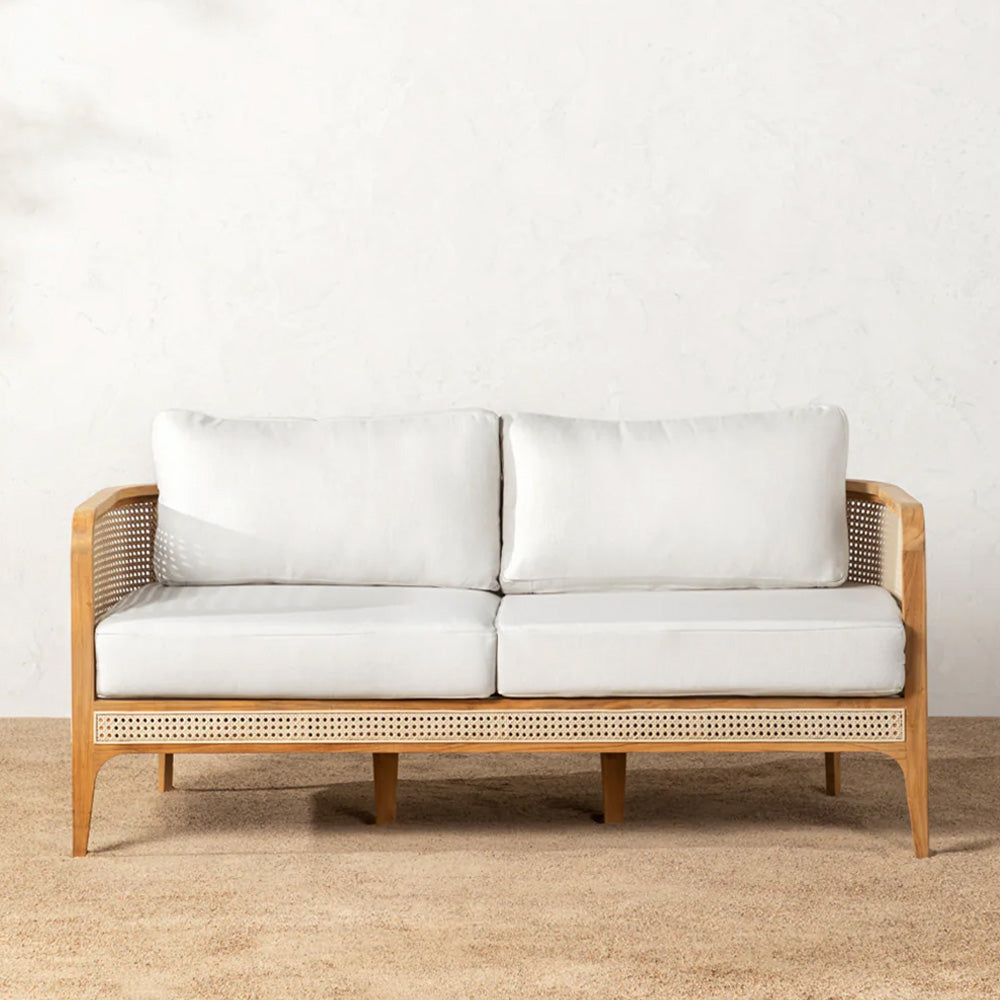 Elowyn Cane & Solidwood Sofa