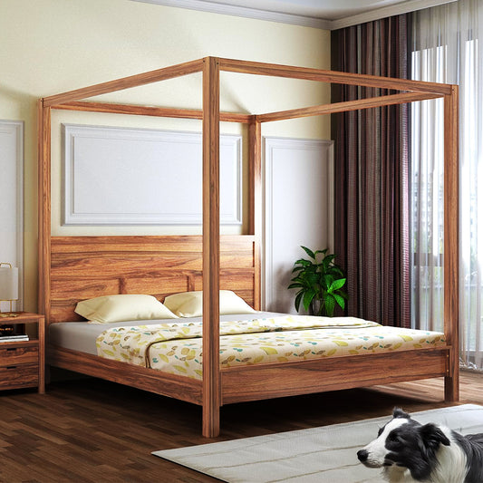 Elite Solid Rosewood Poster Bed