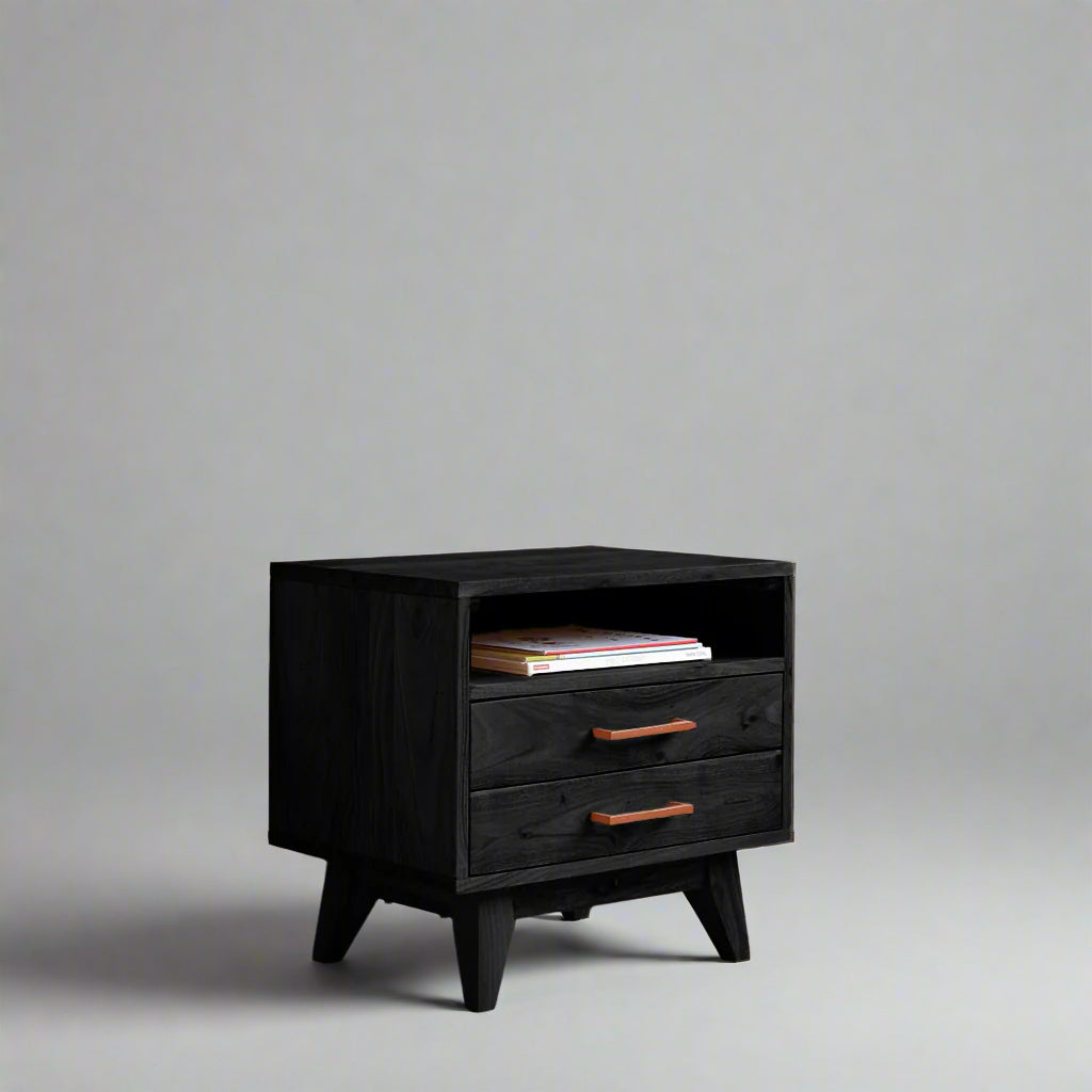 Solid Acacia Bedside Table