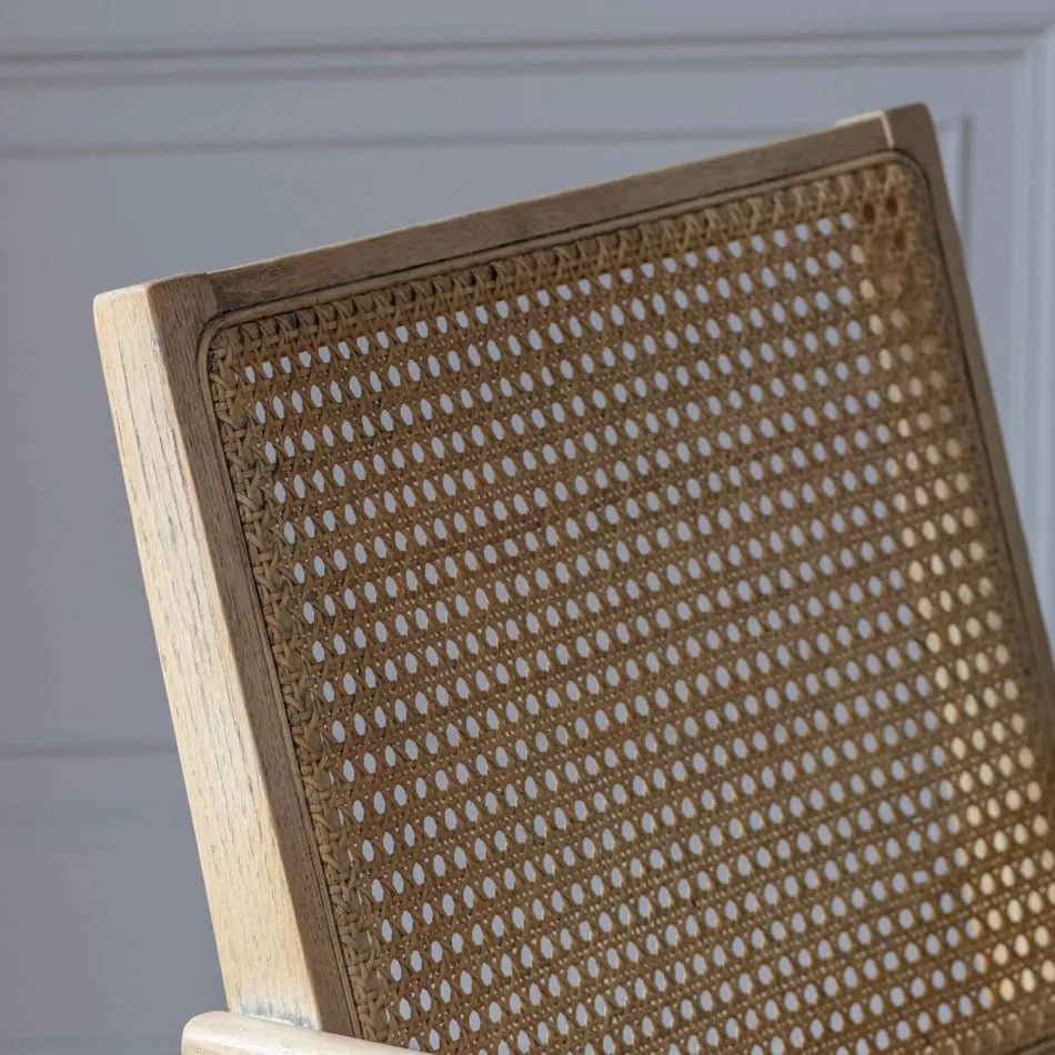Chandigarh Cane Chair with Cushion