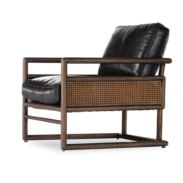 Woodworm Carlin Cane Chair  Side View