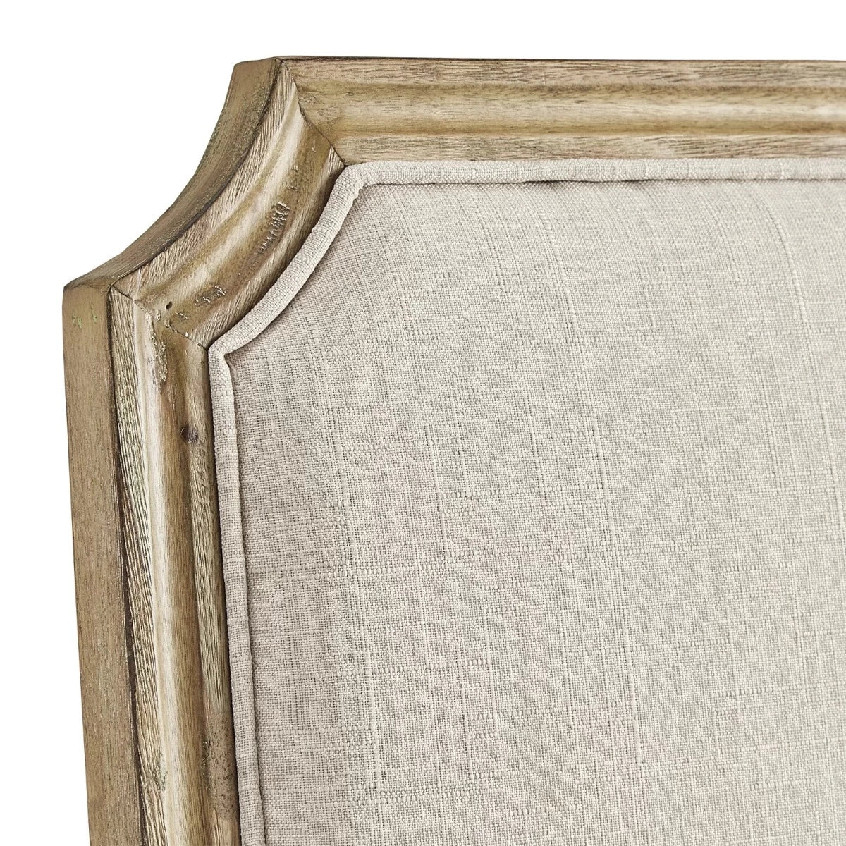 Woodworm Furniture | Ashley | Solid Wood Chair | Premium-Upholstery |  Sheesham | Close  View