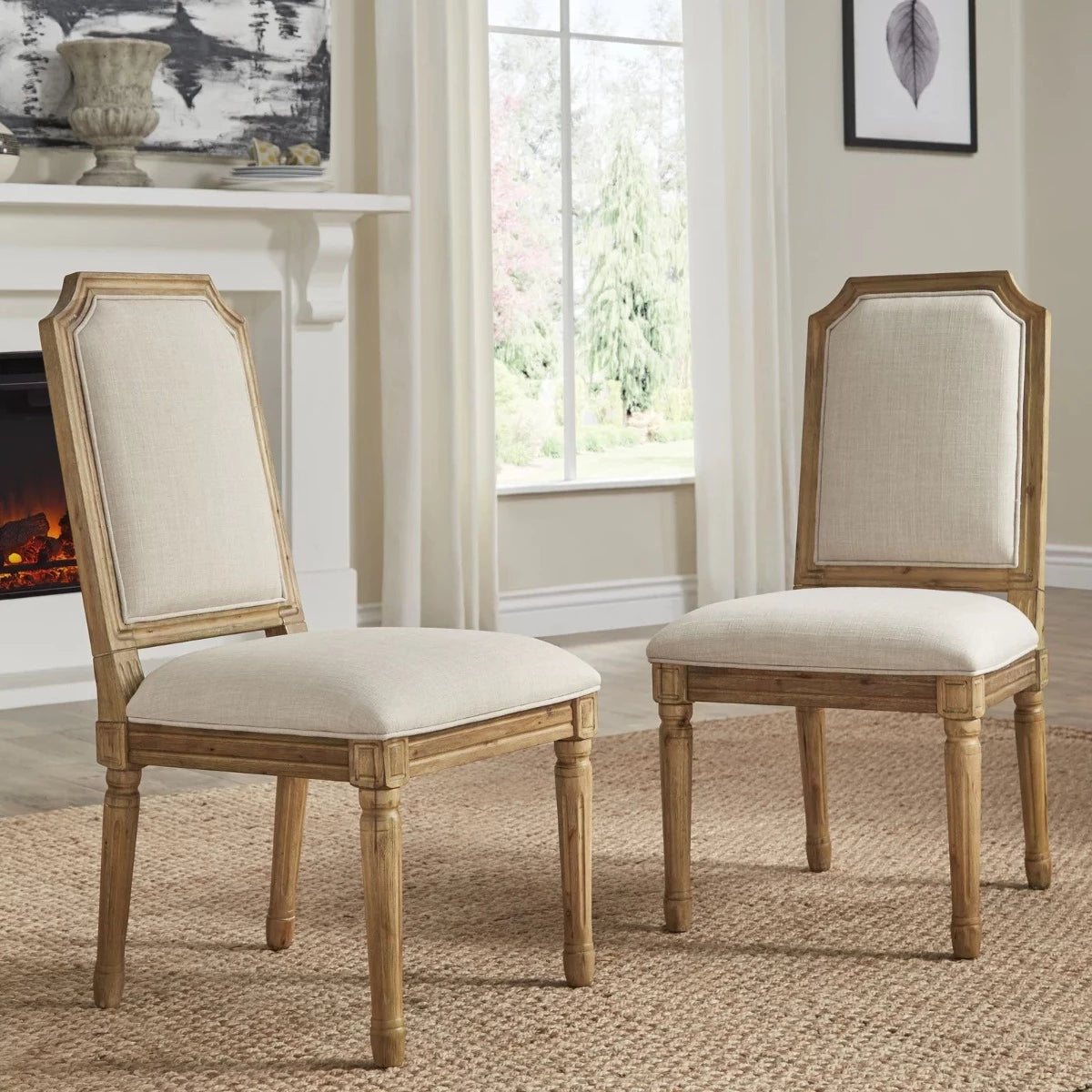 Woodworm Furniture | Ashley | Solid Wood Chair | Premium-Upholstery