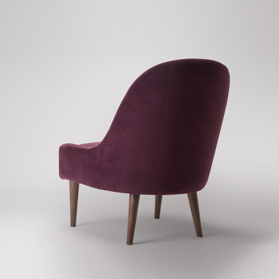 Woodworm | Chervel Armchair | Premium Upholstery | Solid Rosewood | Back Side