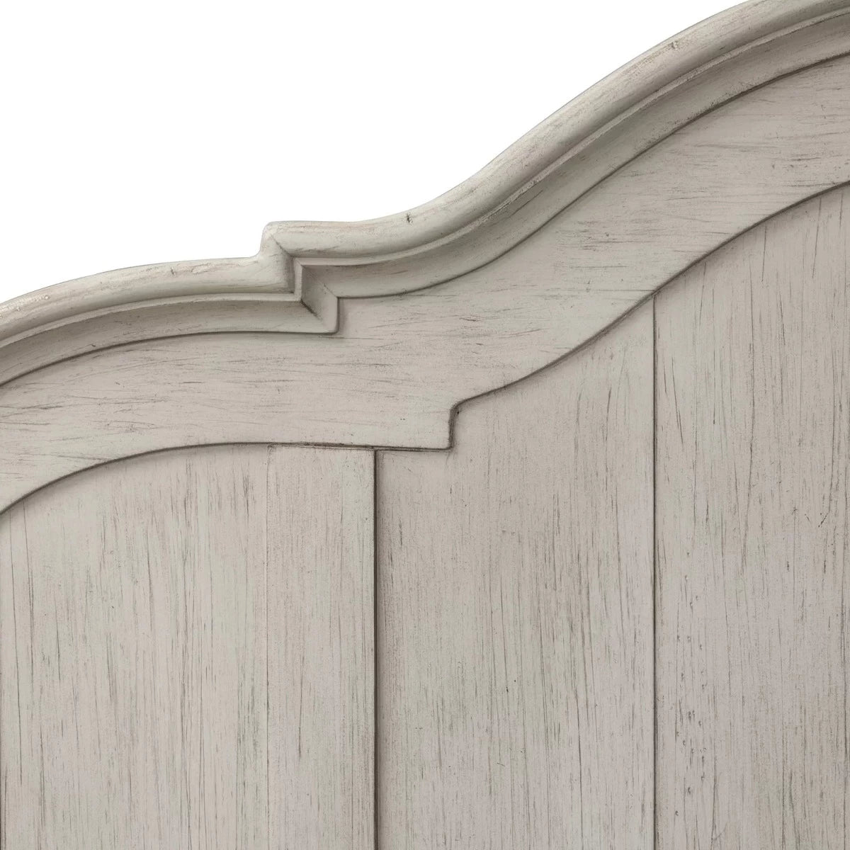 Woodworm | Drake Solid Wood | Premium Rosewood Bed| White | Close View