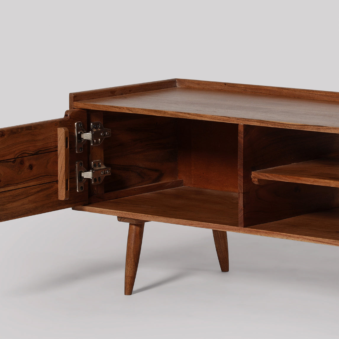 Woodworm Furniture | Elite Tv Unit | Solid Wood | Rosewood |Media Unit