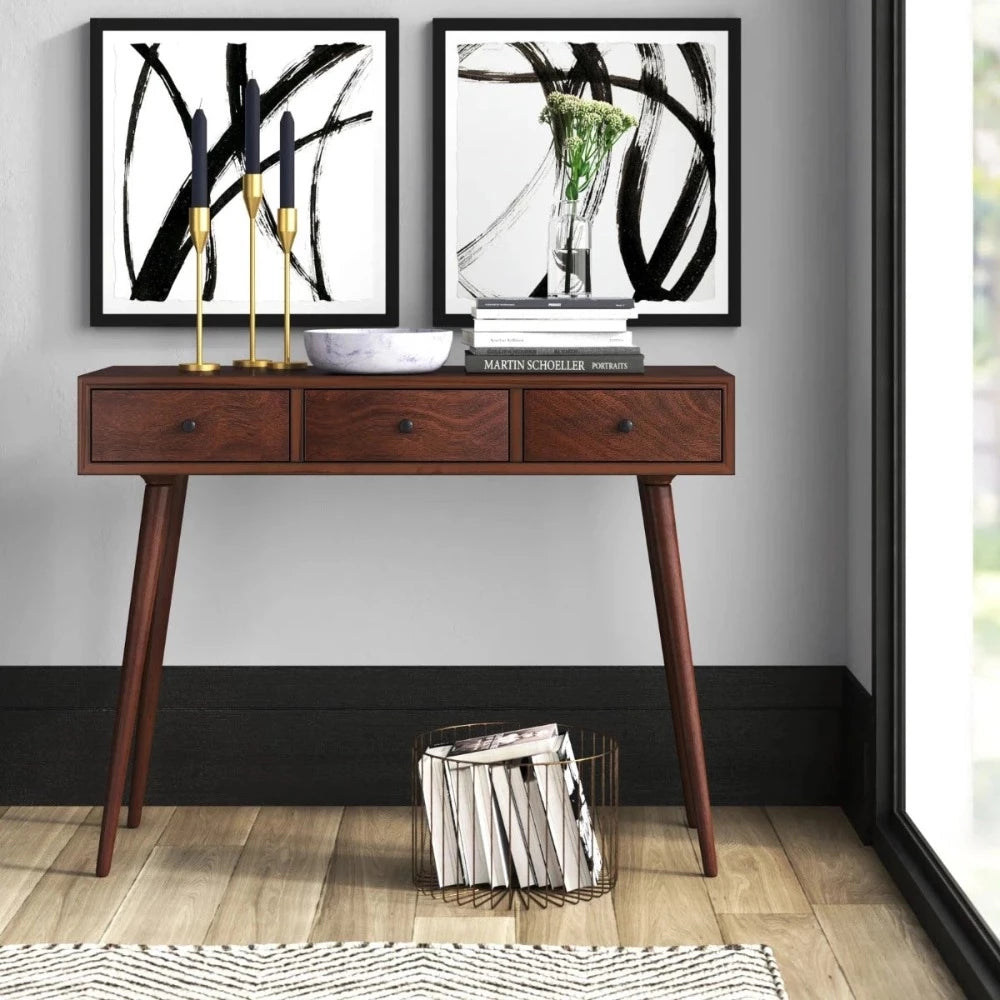 Woodworm Furniture | Tiero Study Table | Solid Wood | Rose wood | Desk | affordable furniture |