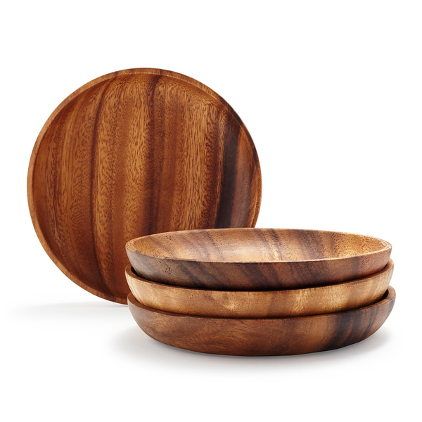 Acacia Wood Taṭṭukaḷ Plates