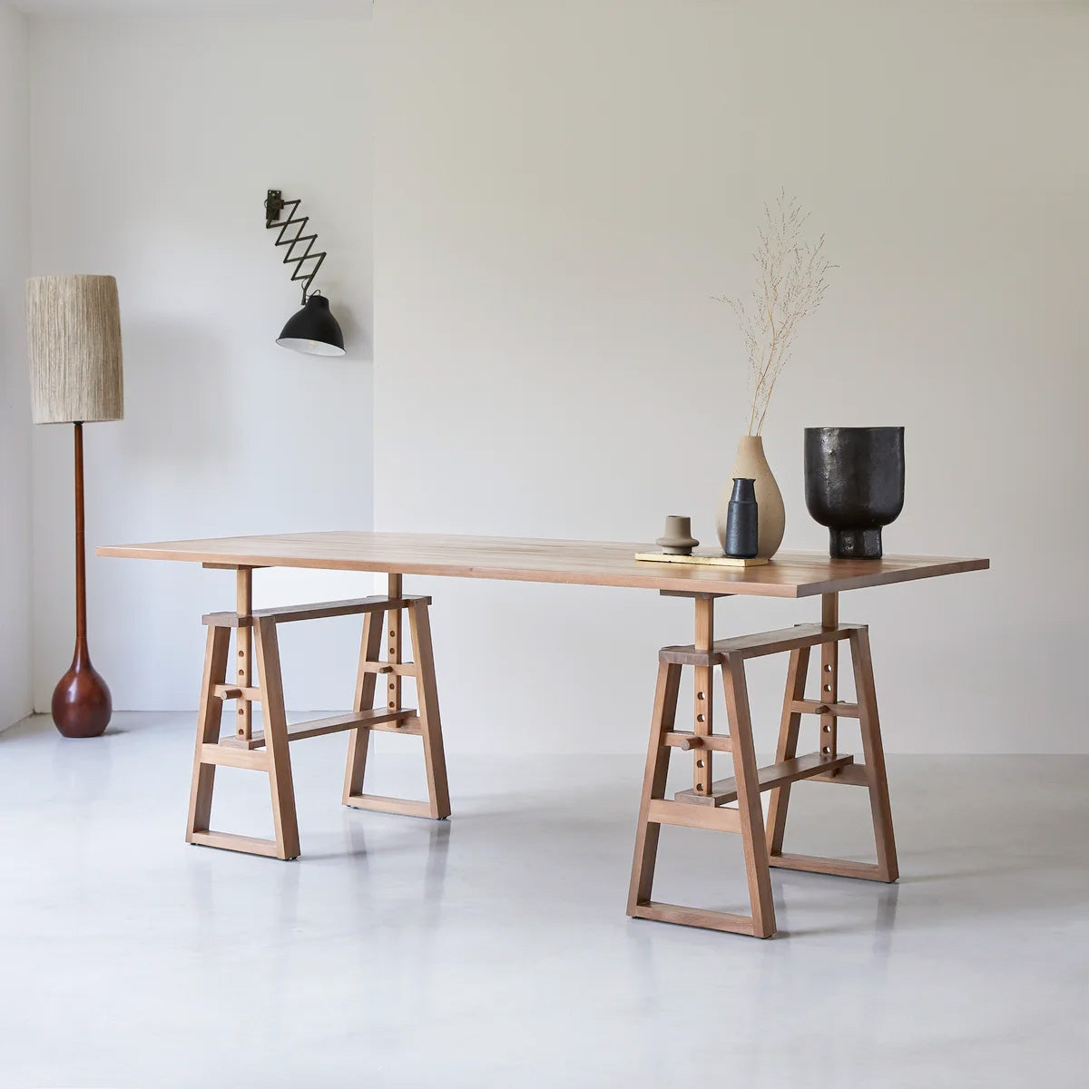 Trestle Solid Wood Dining  Table