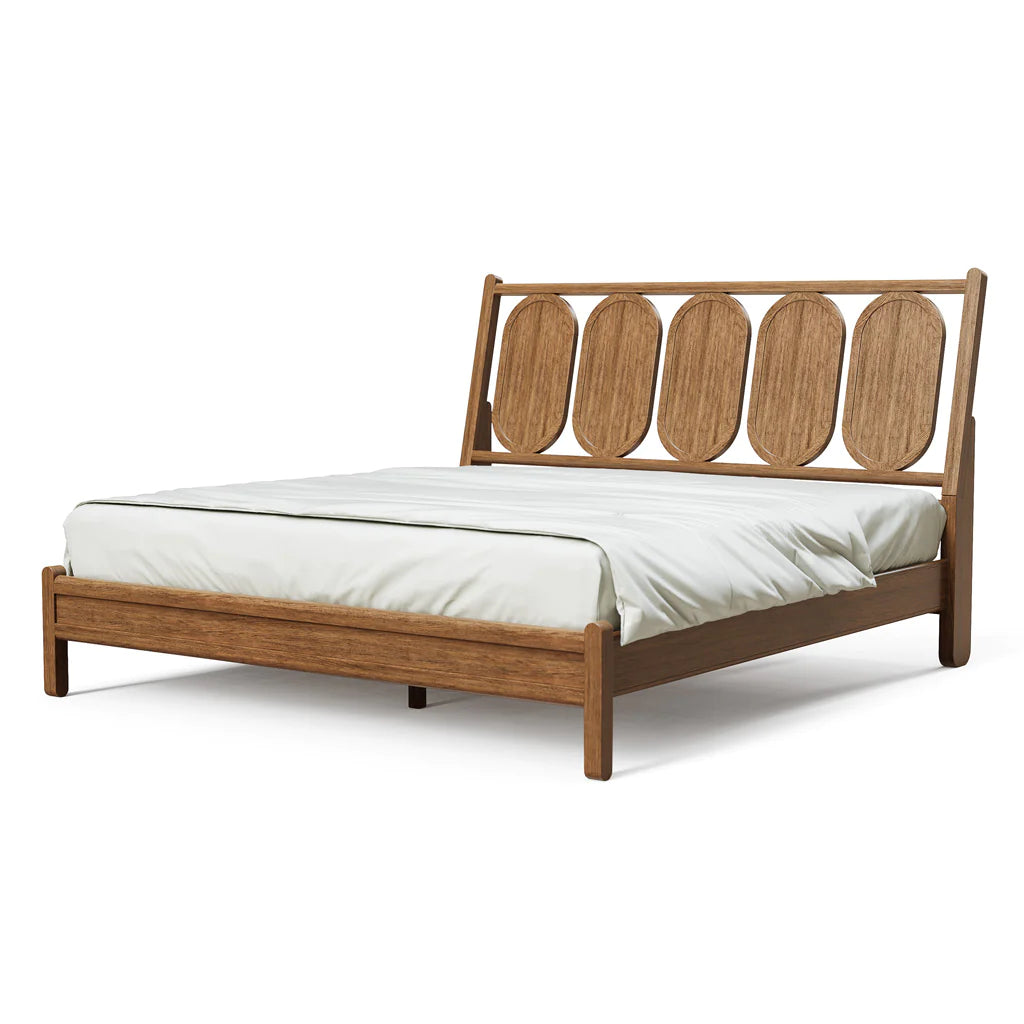 Woodworm-ulta-premium-furniture-lifestyle-Tulip-solidwood-Bed-without storage-Honey-finish-affordable-buy-online-in-India