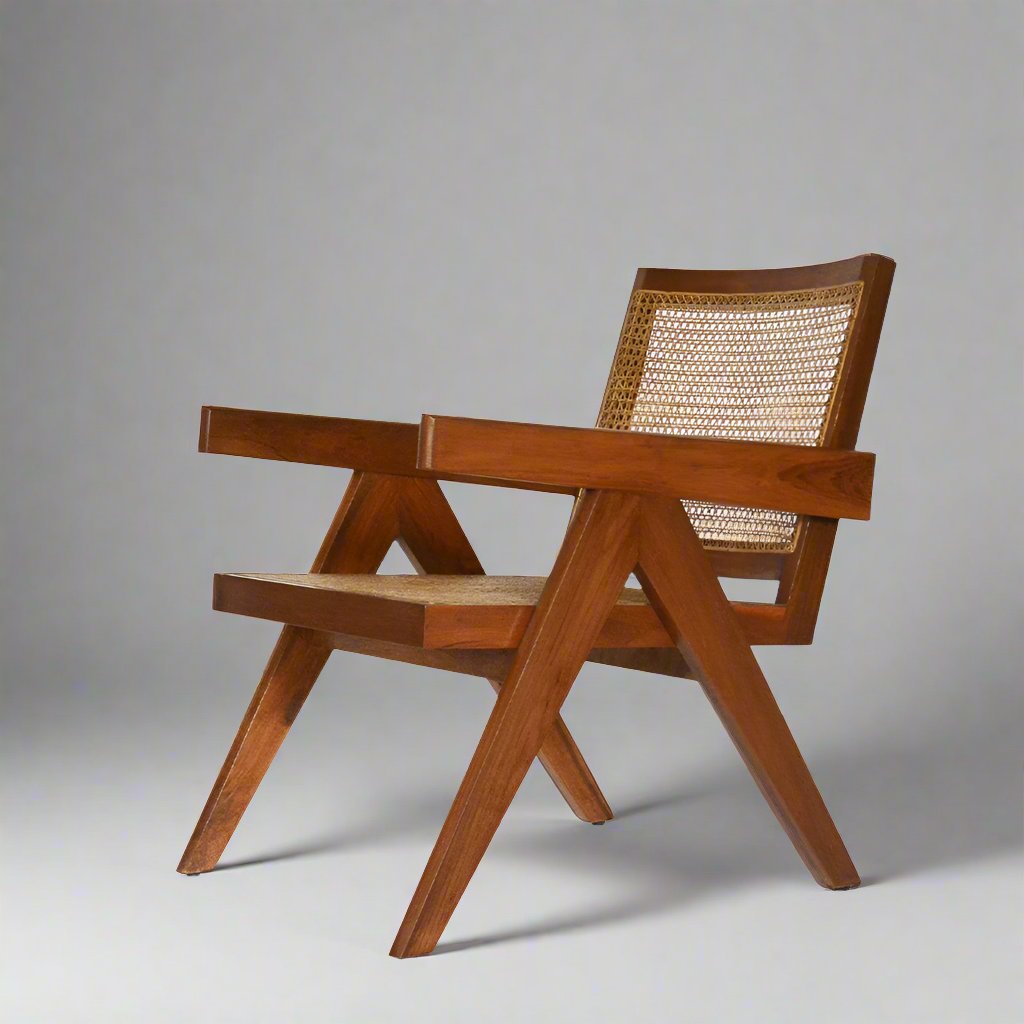 Chandigarh Cane Lounge Chair