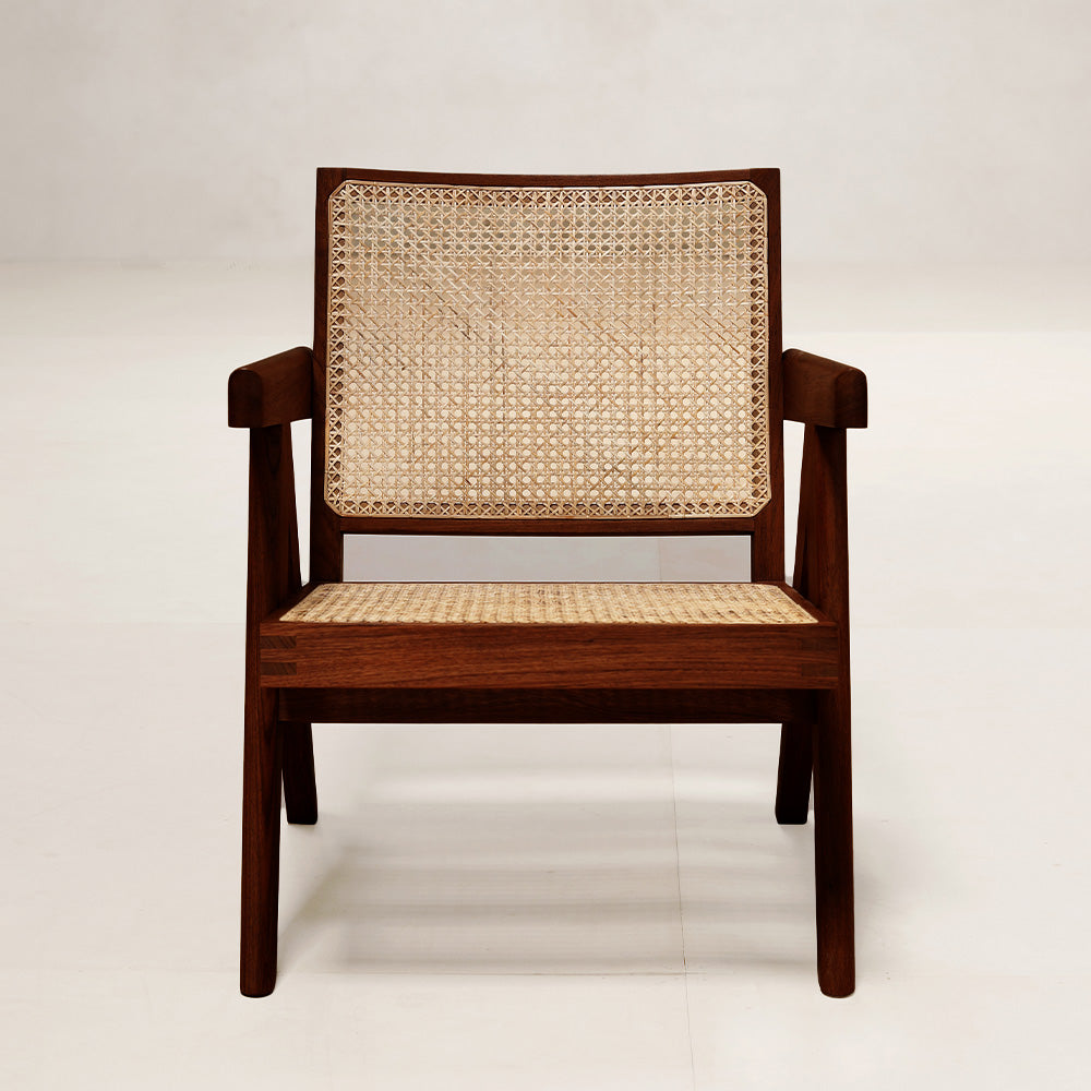 Chandigarh Cane Lounge Chair