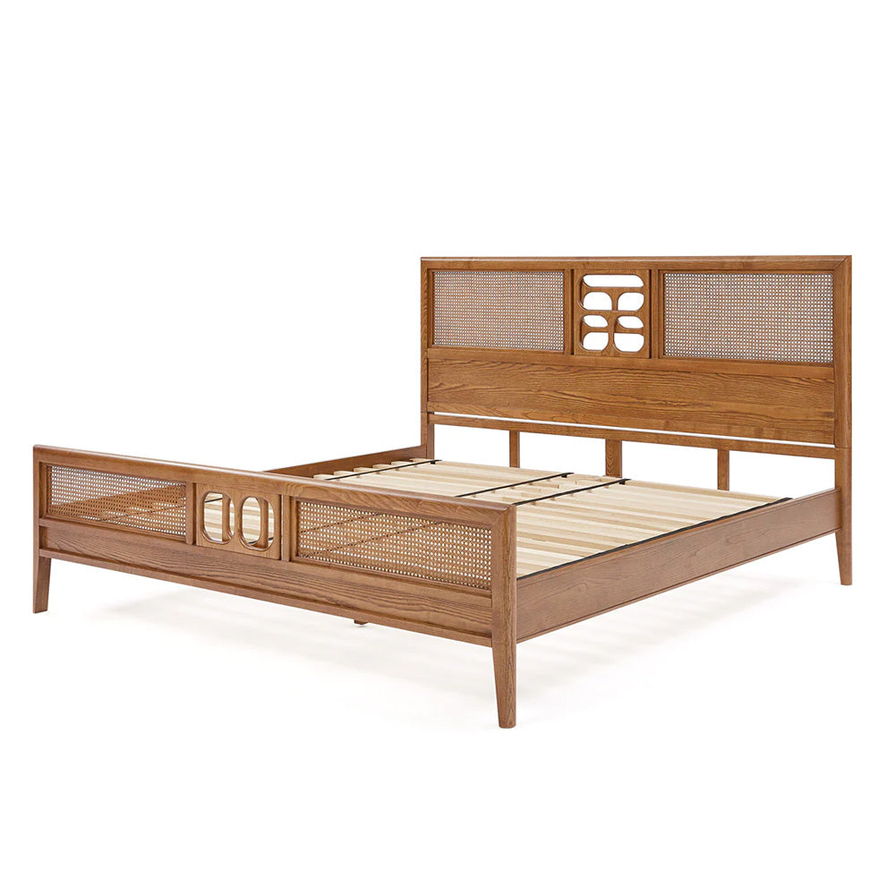 Norse Solidwood Cane Bed
