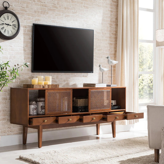 Mewar Cane TV Cabinet