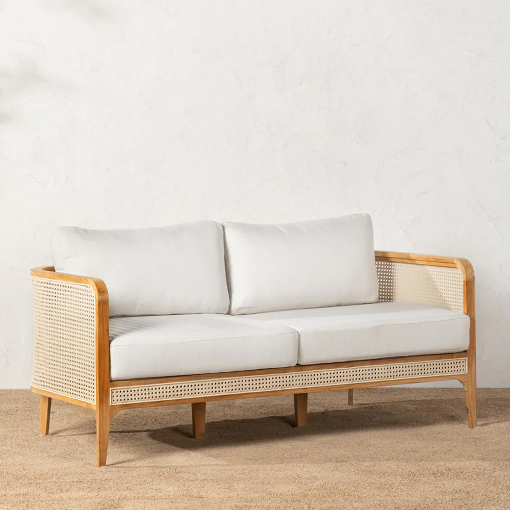 Elowyn Cane & Solidwood Sofa