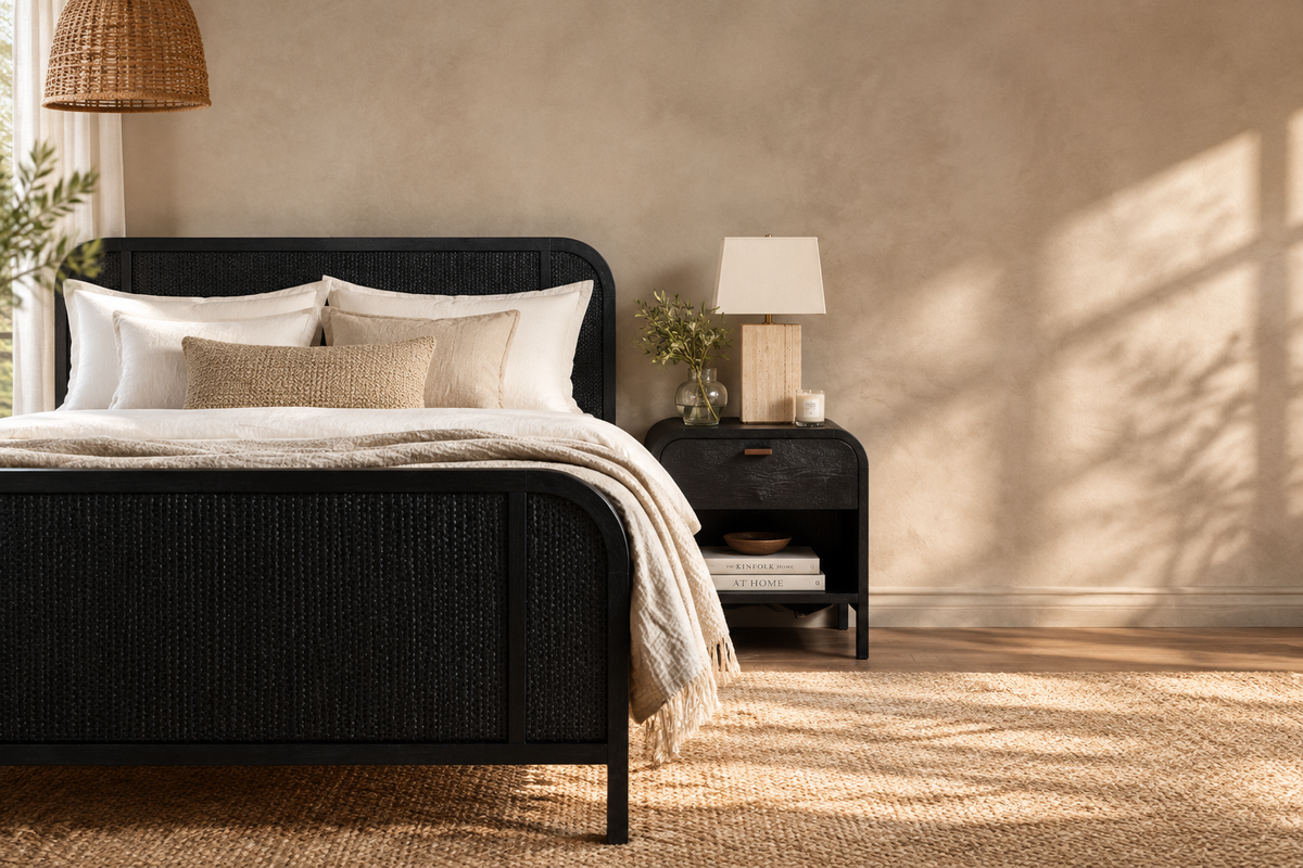 Gagron Rattan Cane Bed hero banner