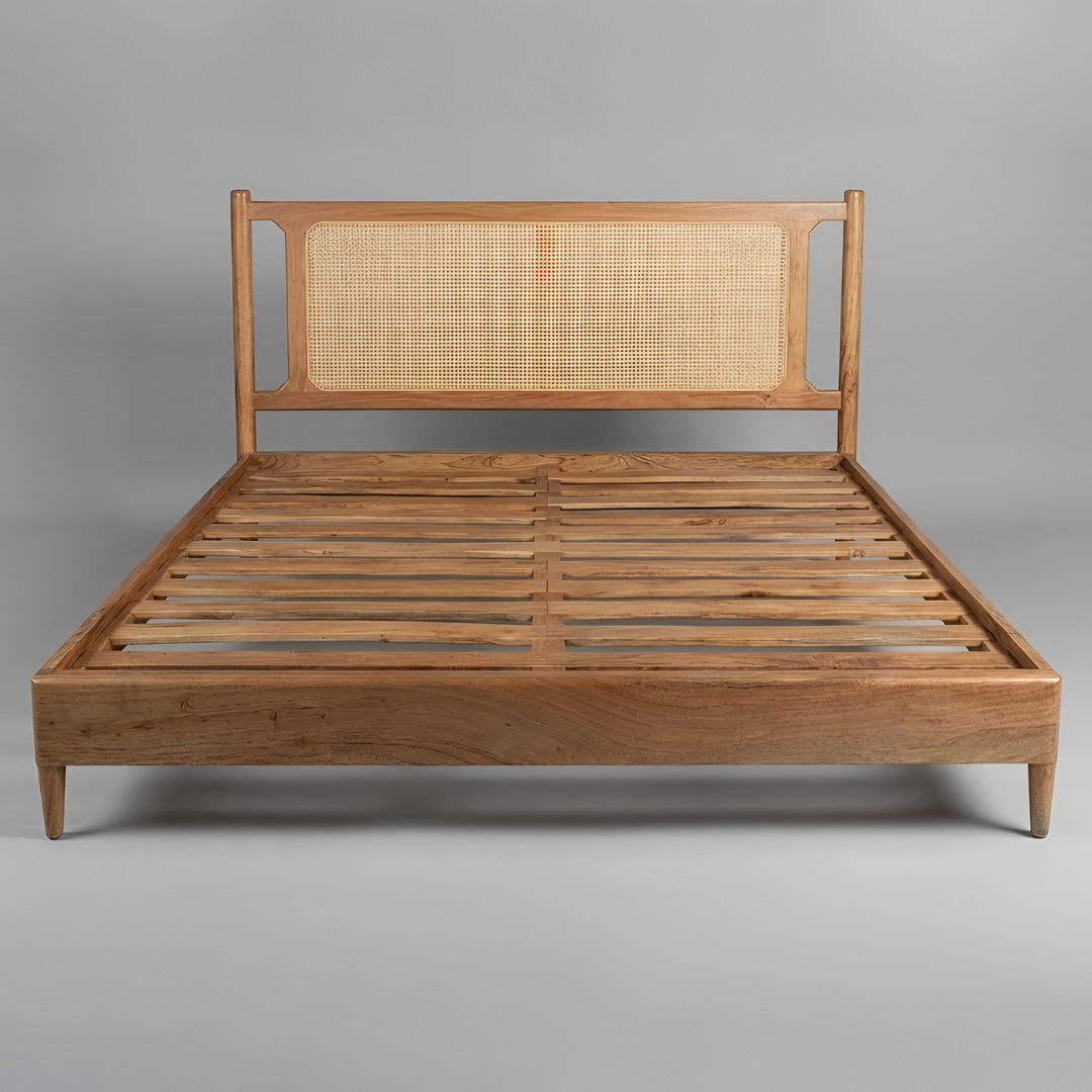 Aura Solidwood Cane Bed