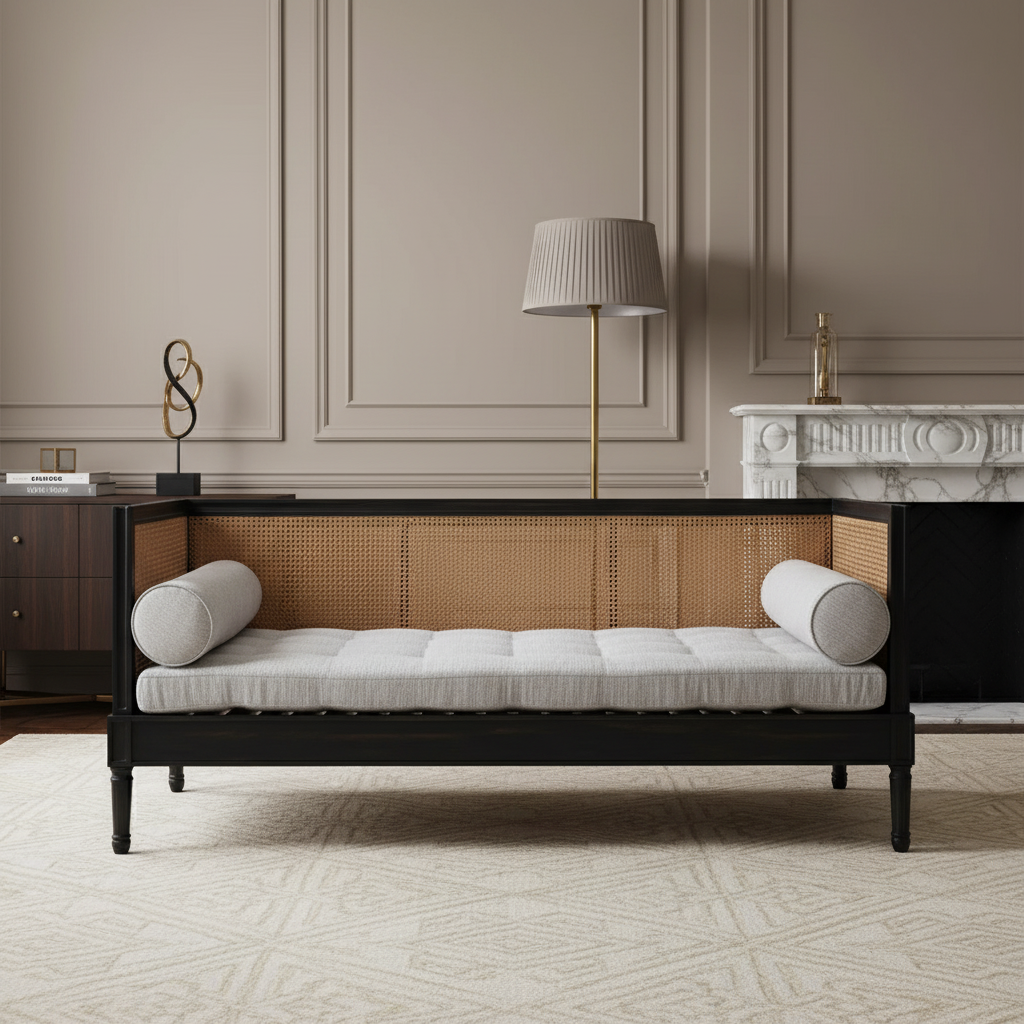 Harbor Cane Sofa Day Bed
