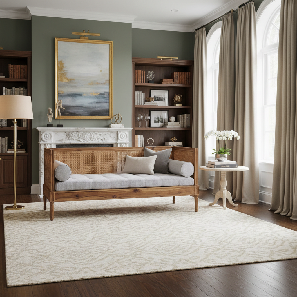 Harbor Cane Sofa Day Bed