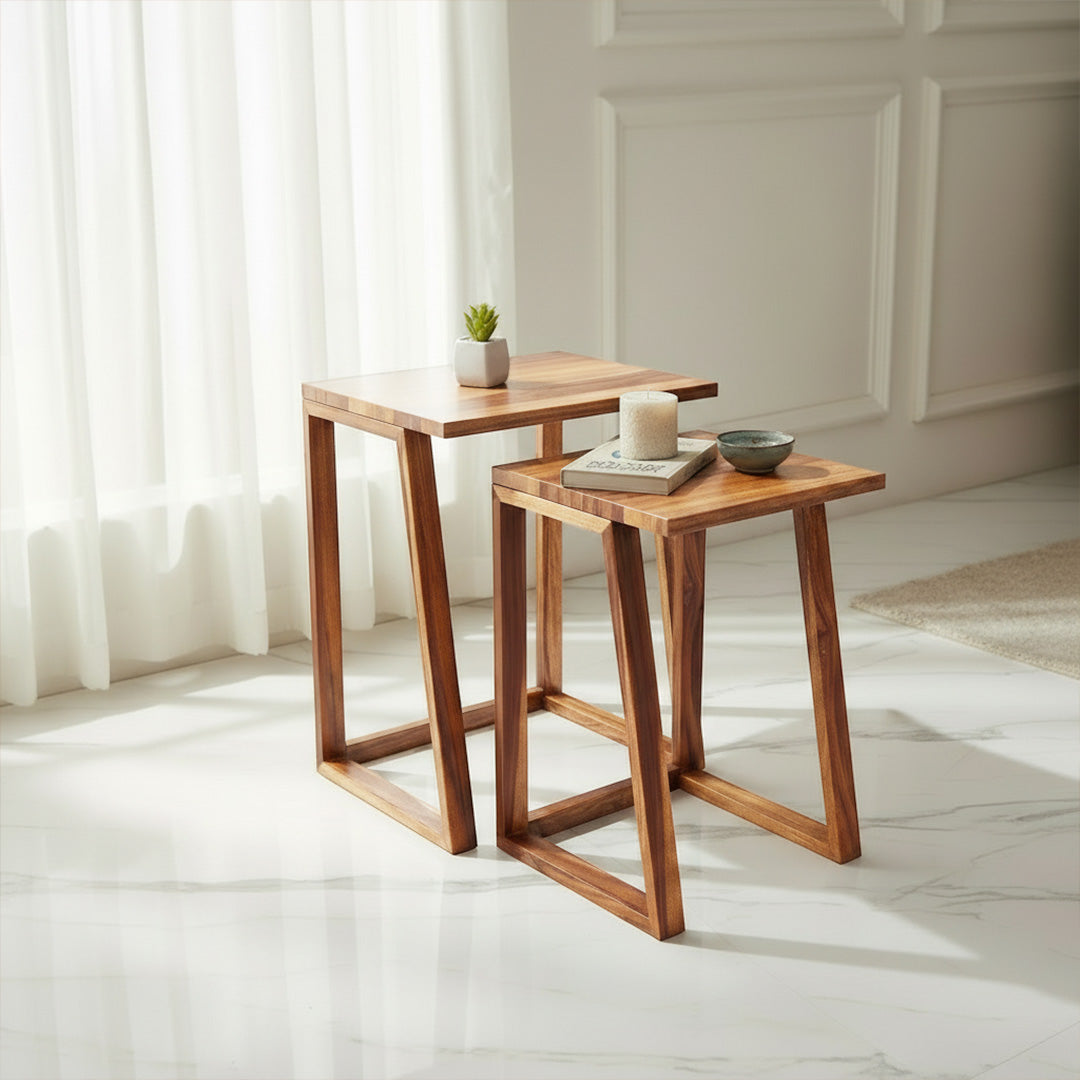 Raphia Solidwood End Table