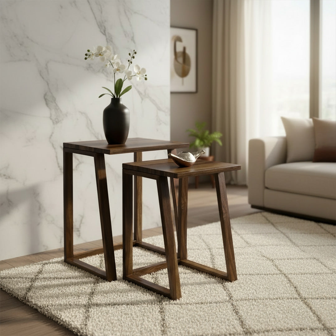 Raphia Solidwood End Table