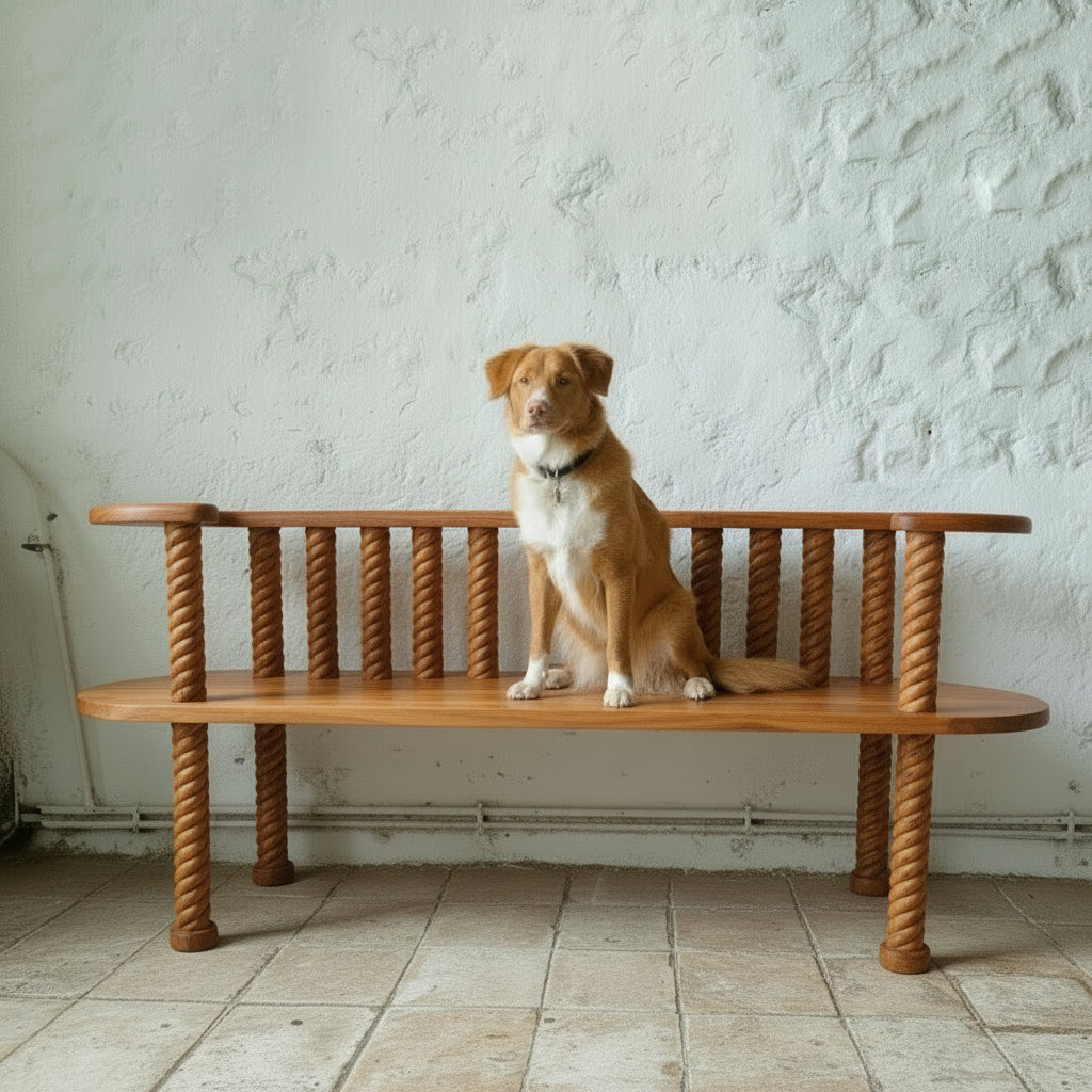 House of Woodworm | Tuffy Solid wood Bench | Premium Handcrafted