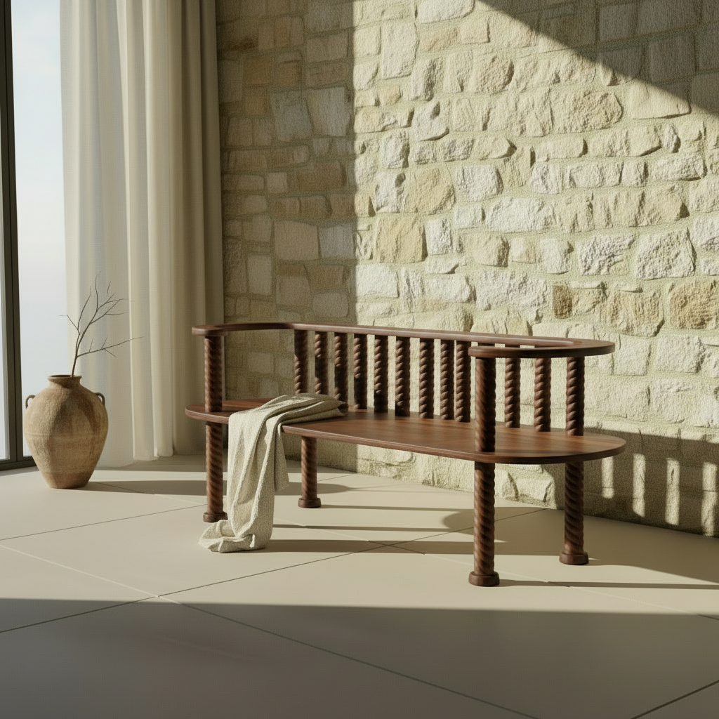 Tuffy Solid wood Bench