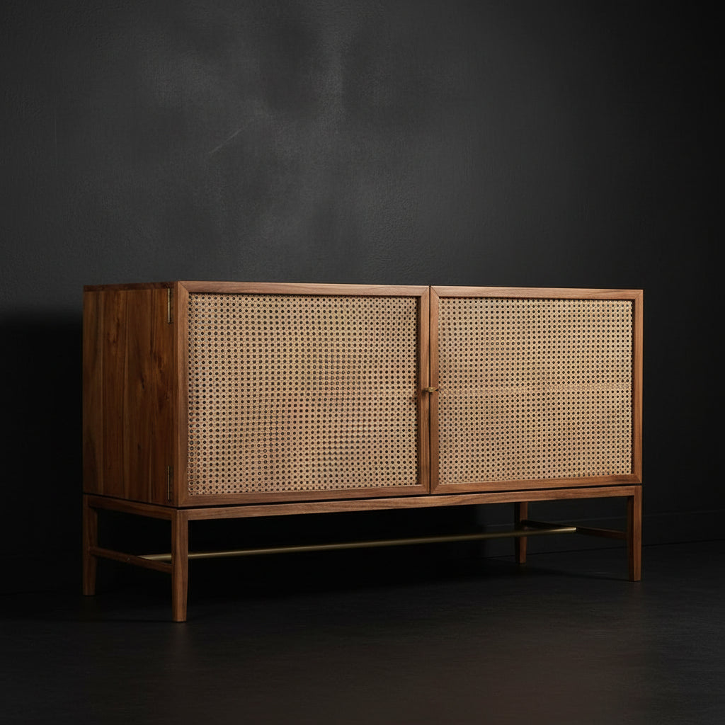 Raphia Rattan Sideboard