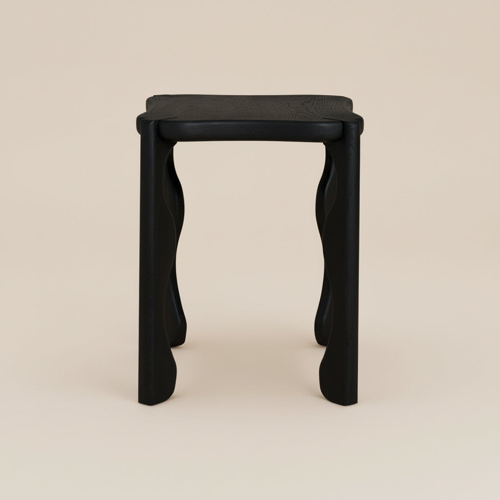 Wave Artisanal End Table