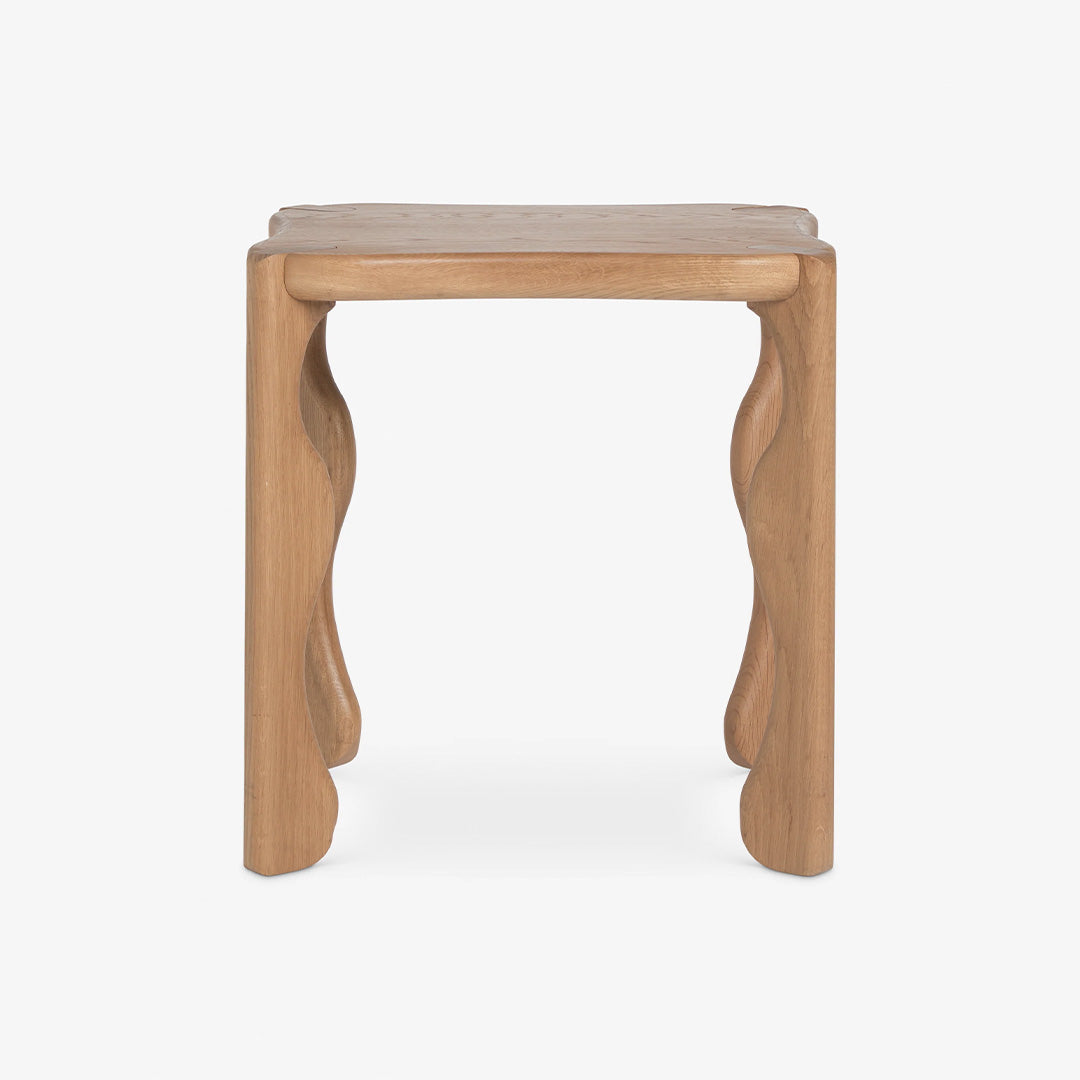 Wave Artisanal End Table