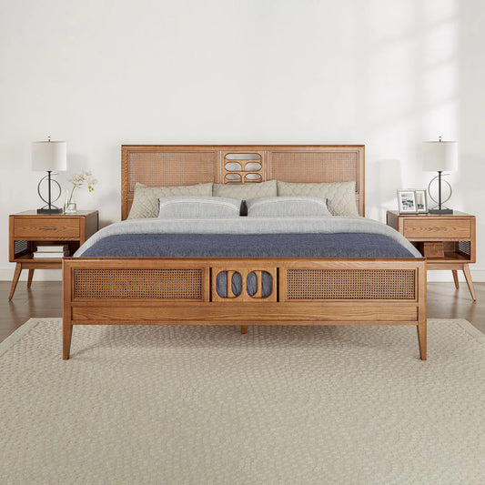Norse Solidwood Cane Bed