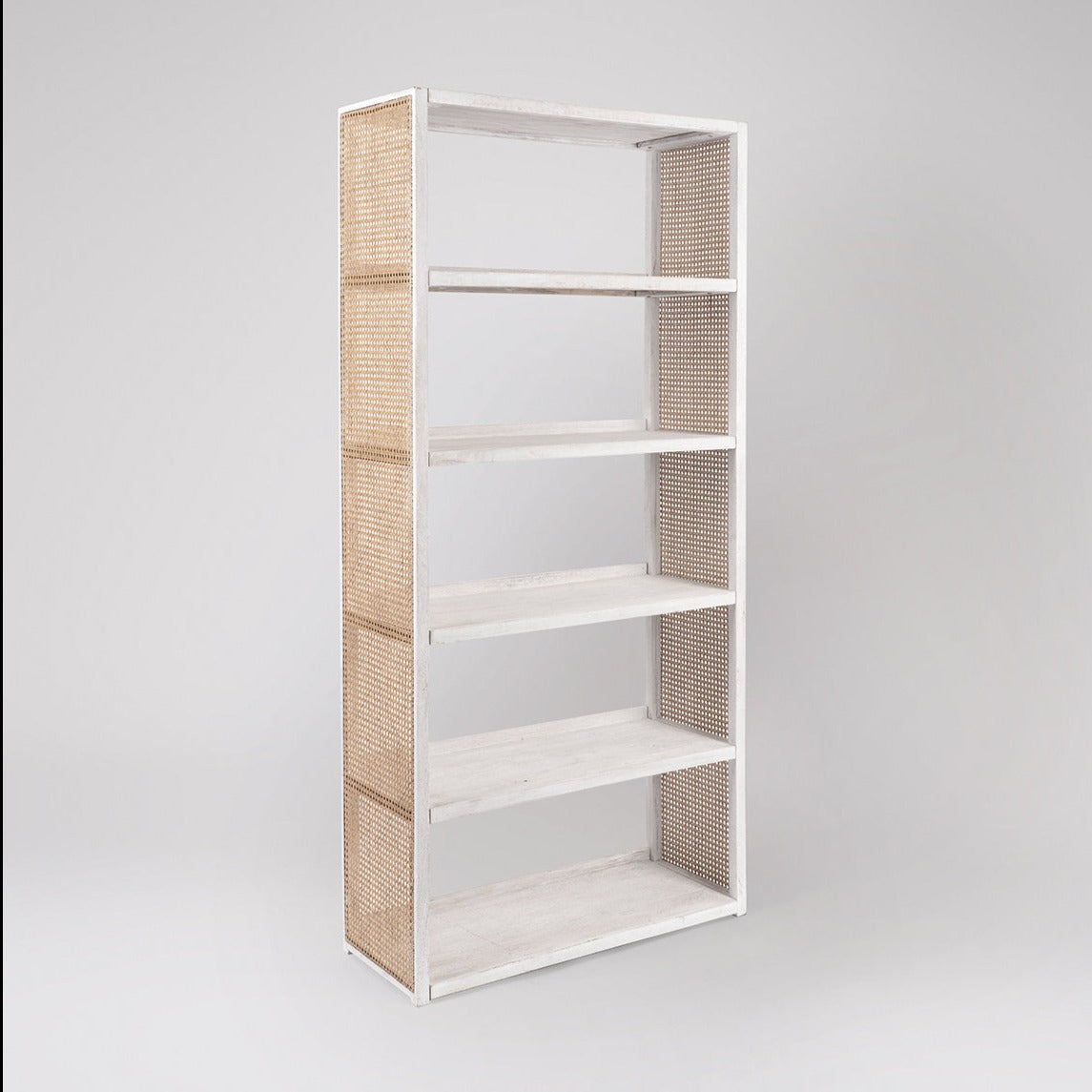 Raphia Cane Bookshelf