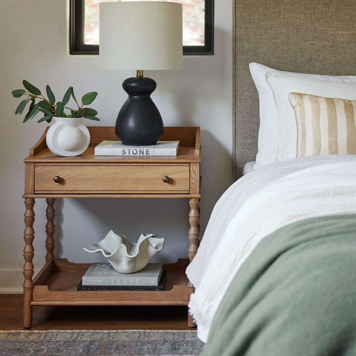 Topia Engraved Nightstand
