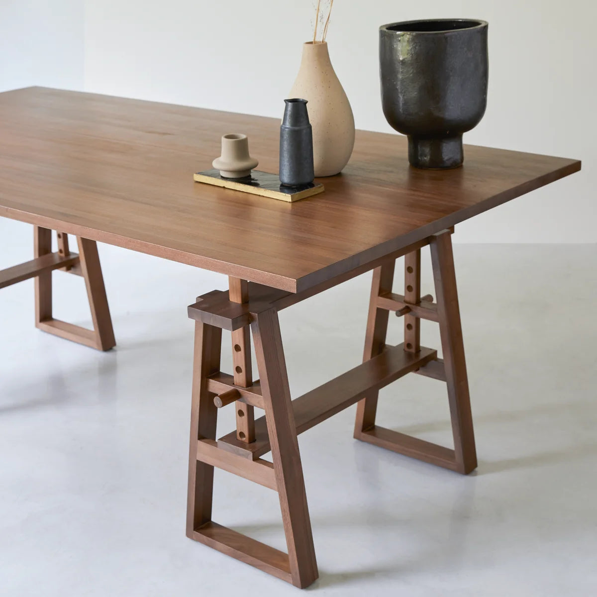 Trestle Solid Wood Dining  Table