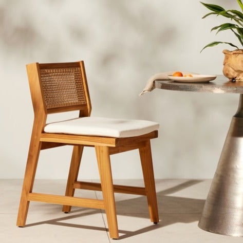 Raphia Cane Dining Chair