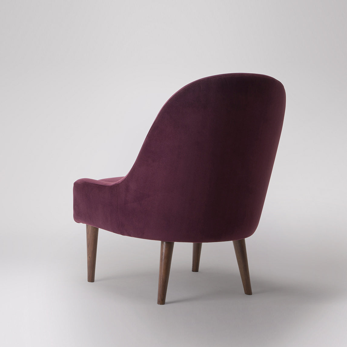 Woodworm | Chervel Armchair | Premium Upholstery | Solid Rosewood | Back Side 