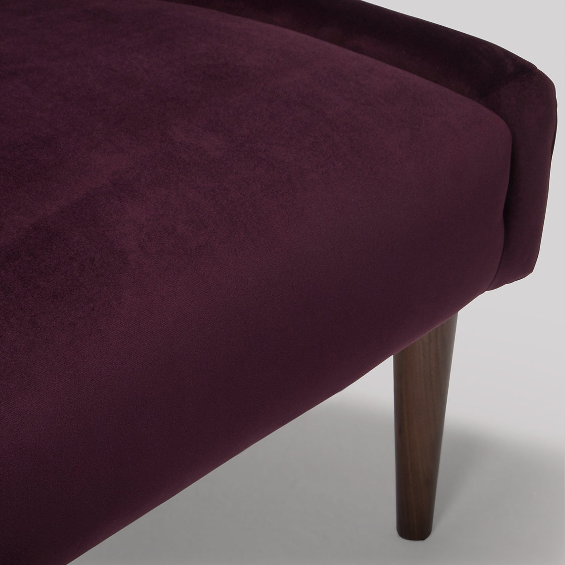 Woodworm | Chervel Armchair | Premium Upholstery | Solid Rosewood | Solid Wood legs 
