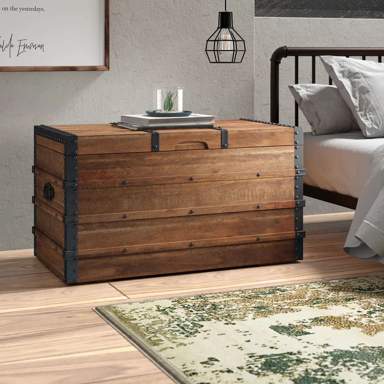 Woodworm | Darla Coffee Table | Trunk | Solid wood | Rosewood | Front View  