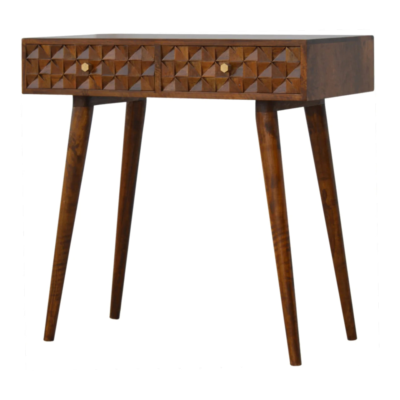 Woodworm | Della Study Desk | Rosewood| Solid wood | Study Table ...